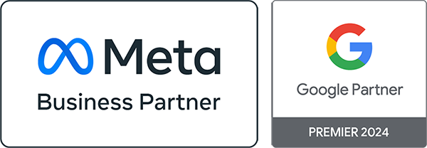 Meta Business Partner and Google Partner Premier 2024